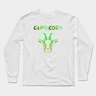 Capricorn - Greatest of all time. Long Sleeve T-Shirt